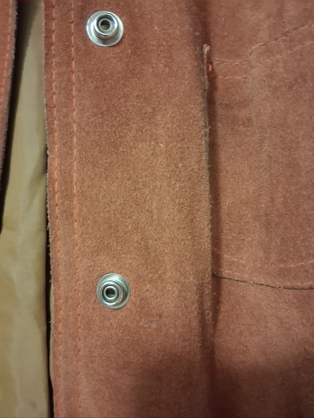 Gassy Jack Women’s Suede Jacket in Rust Brown - Vintage Style - Picture 4 of 9